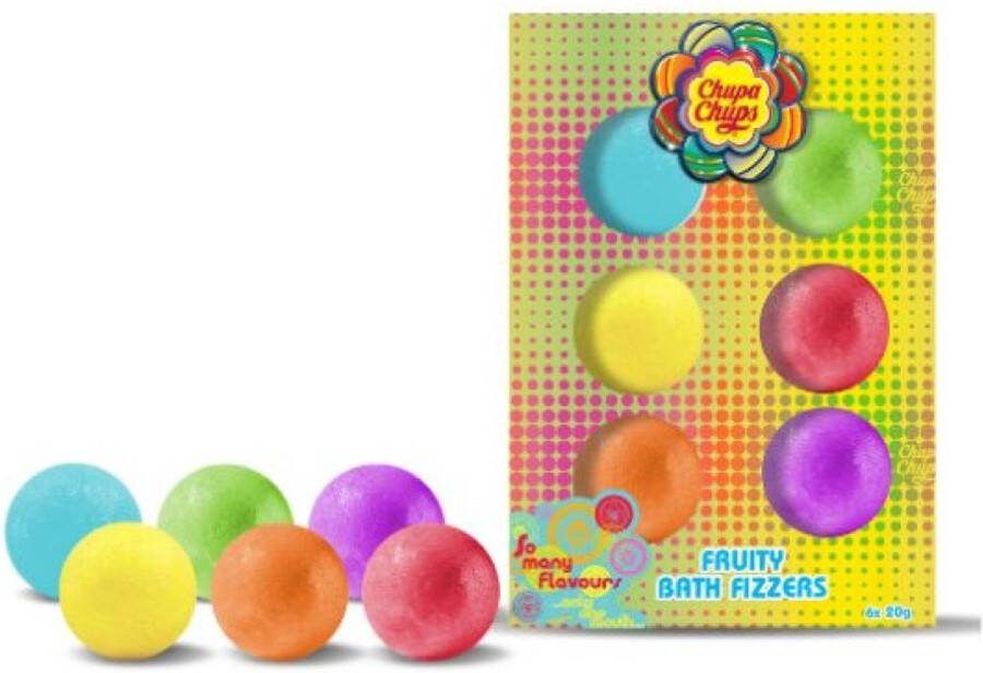 Chupa Chups Bruisballen voor Bad Bruisballen Kind Badbom Bath Bombs Bruisballen Kinderen Badballen 6 x 20ml