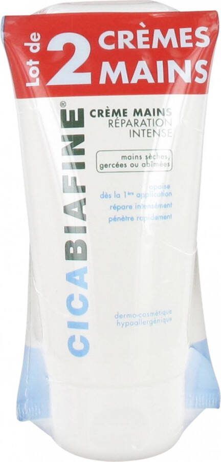 Cicabiafine Intense Repair Handcrème Set van 2 x 75 ml