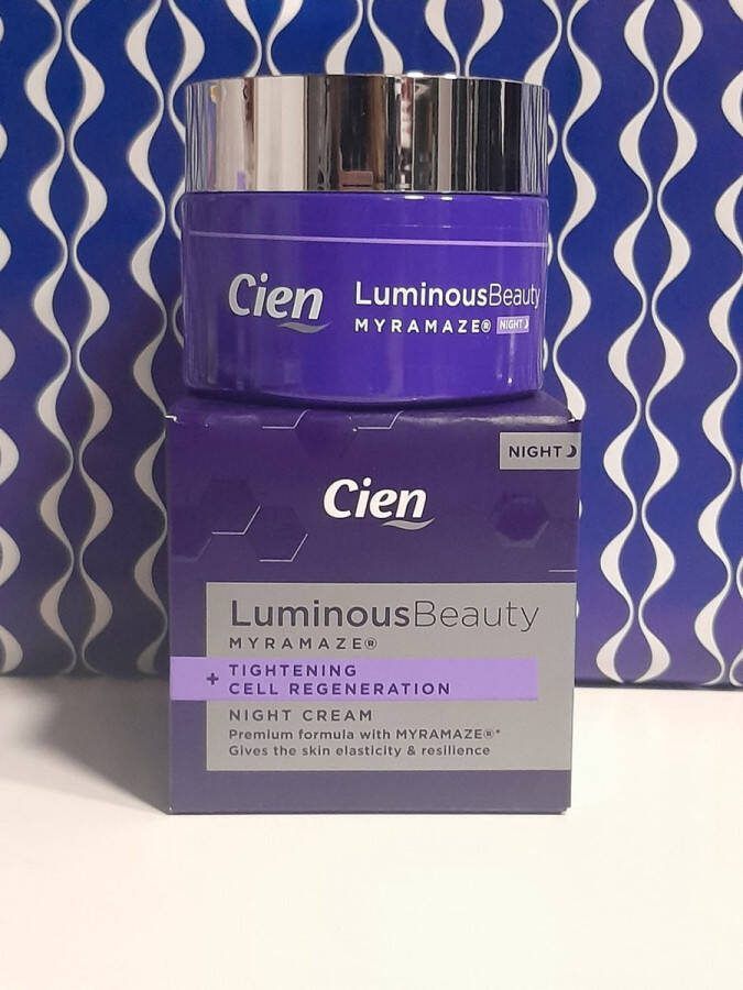 Cien Luminous beauty nachtcrème premium formule met MYRAMAZE 50 ml