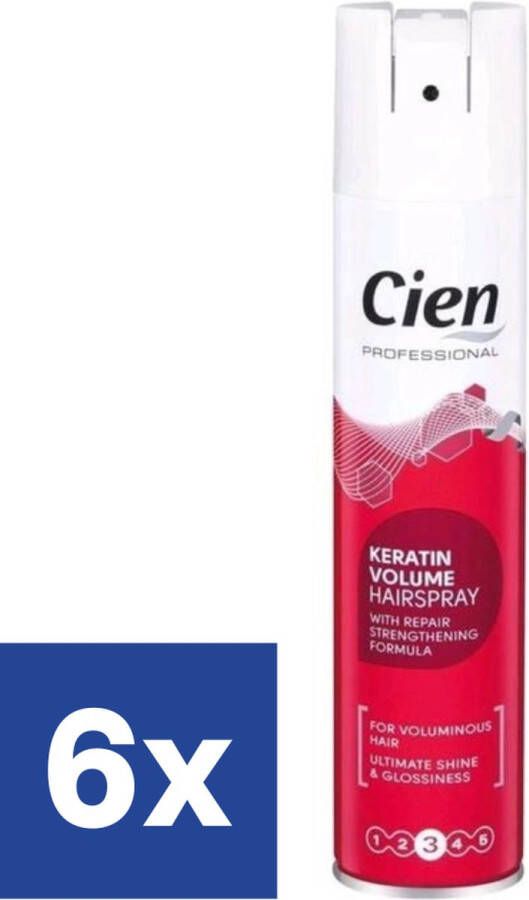 Cien Nature Haarspray Keratine Volume 6 x 250 ml