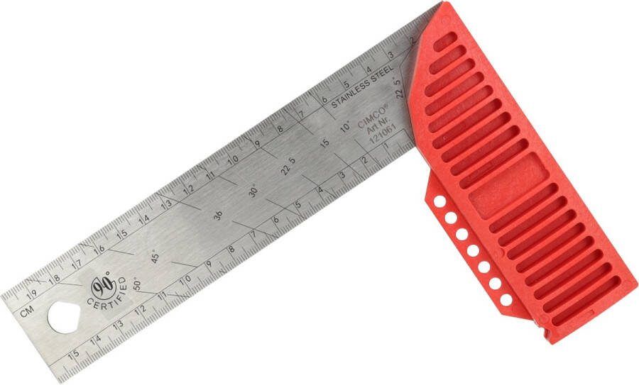Cimco winkelhaak 10-50-90gr 200mm (121061)
