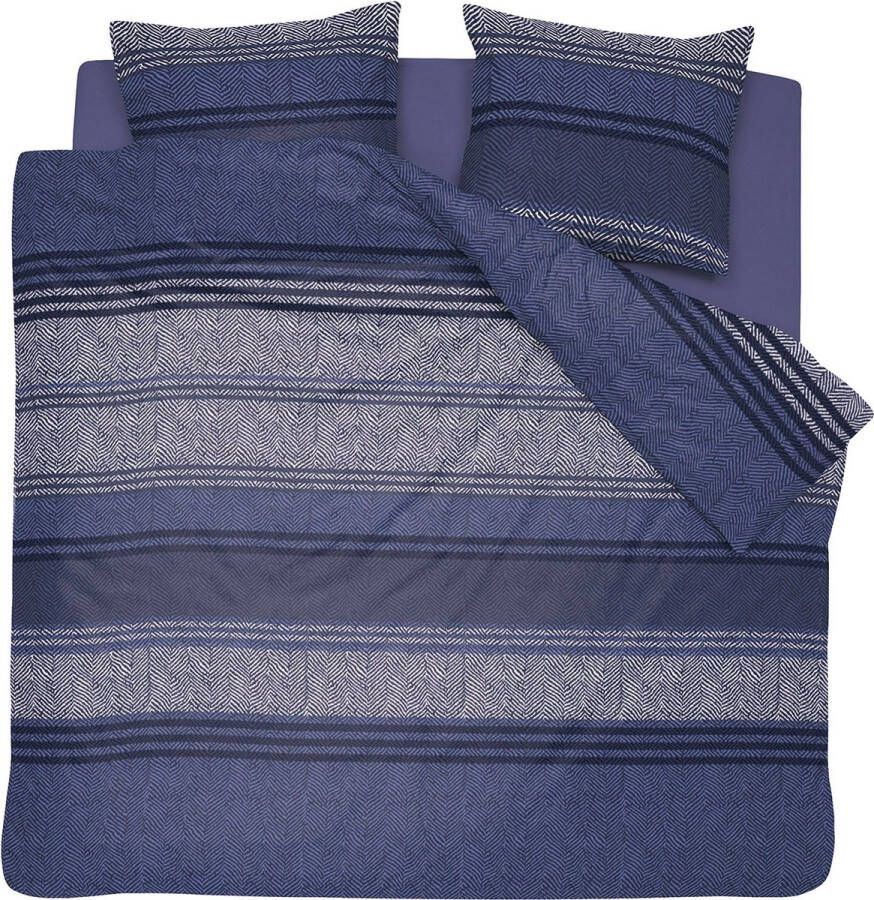 Cinderella Astor Dekbedovertrek Tweepersoons Katoen 200x200 220 cm Blauw