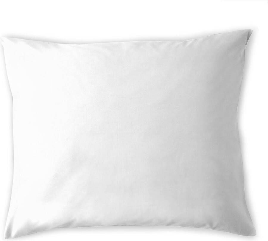 Cinderella Kussensloop Basic Katoen (Set Van 2 Stuks) 70 x 60 cm wit