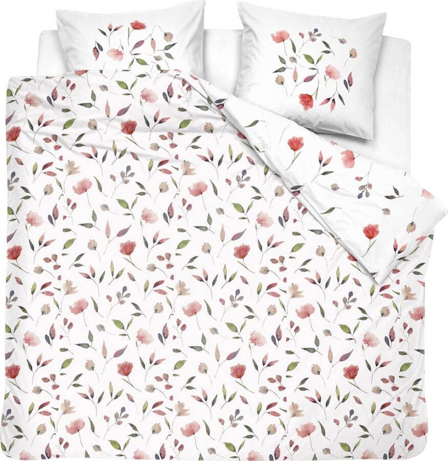 Cinderella Deerdre dekbedovertrek 2-persoons (200x200 220 cm + 2 slopen) Katoen White