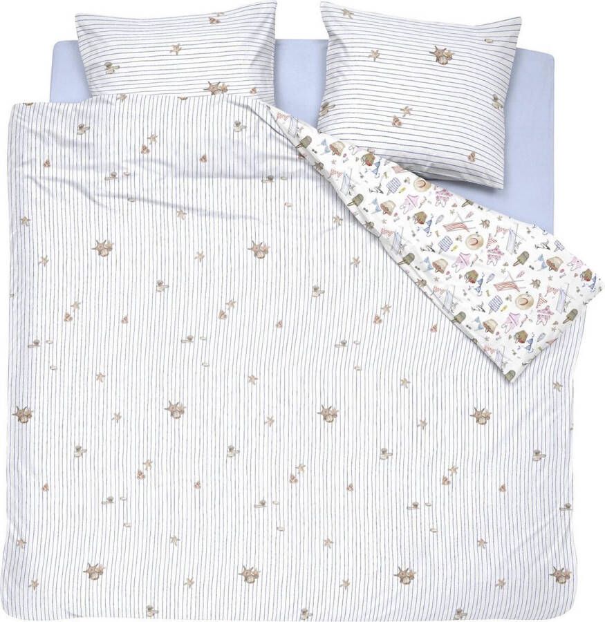 Cinderella La Bocca Dekbedovertrek 2-persoons (200x200 220 Cm + 2 Slopen) Katoen White