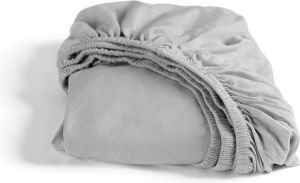 Cinderella Hoeslaken (tot 25 cm) Double Jersey 120x200 210 220 Light Grey
