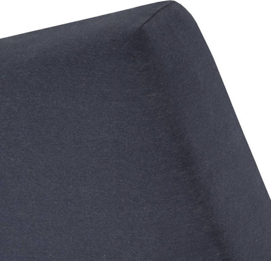 Cinderella Hoeslaken (tot 25 cm) Jersey Melange 80 90x210 220 cm of 100x200 cm Anthracite
