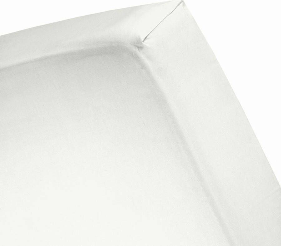 Cinderella Hoeslaken Flanel Geschikt voor Boxspring 2 Persoons 180 x 200 210 cm tot 30 cm Ivoor