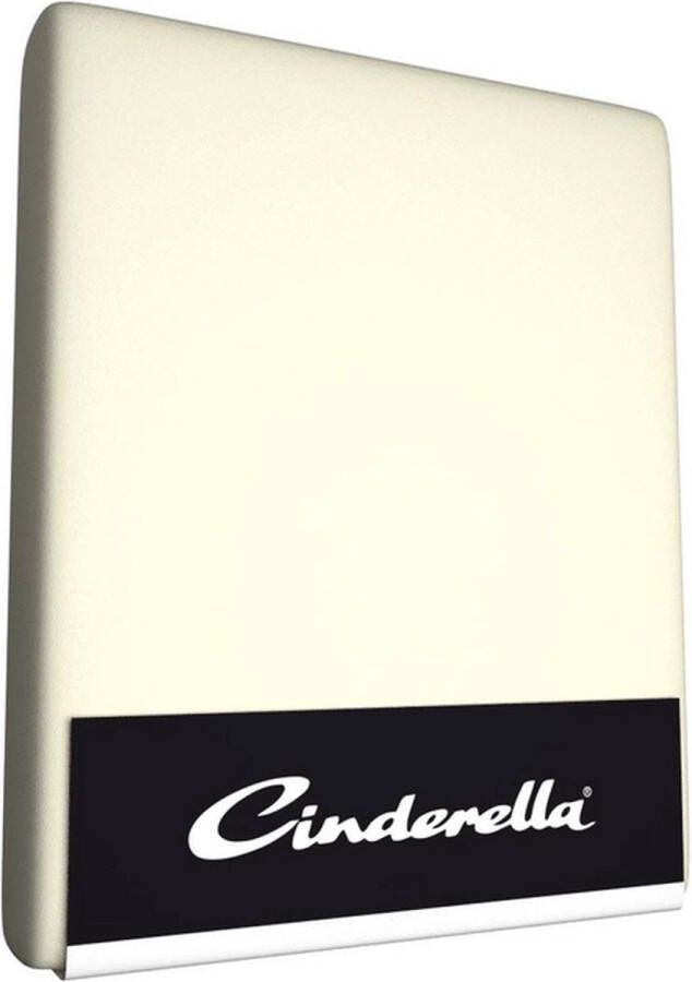 Cinderella Hoeslaken voor Topmatras 90 x 200 Katoen tot Hoekhoogte 12 cm Vanille