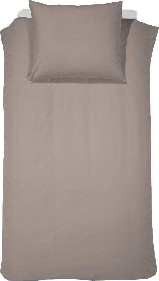 Cinderella Morning Dekbedovertrek 1 Persoons 100% Zacht Flanel-Katoen 140x200 220 cm Taupe