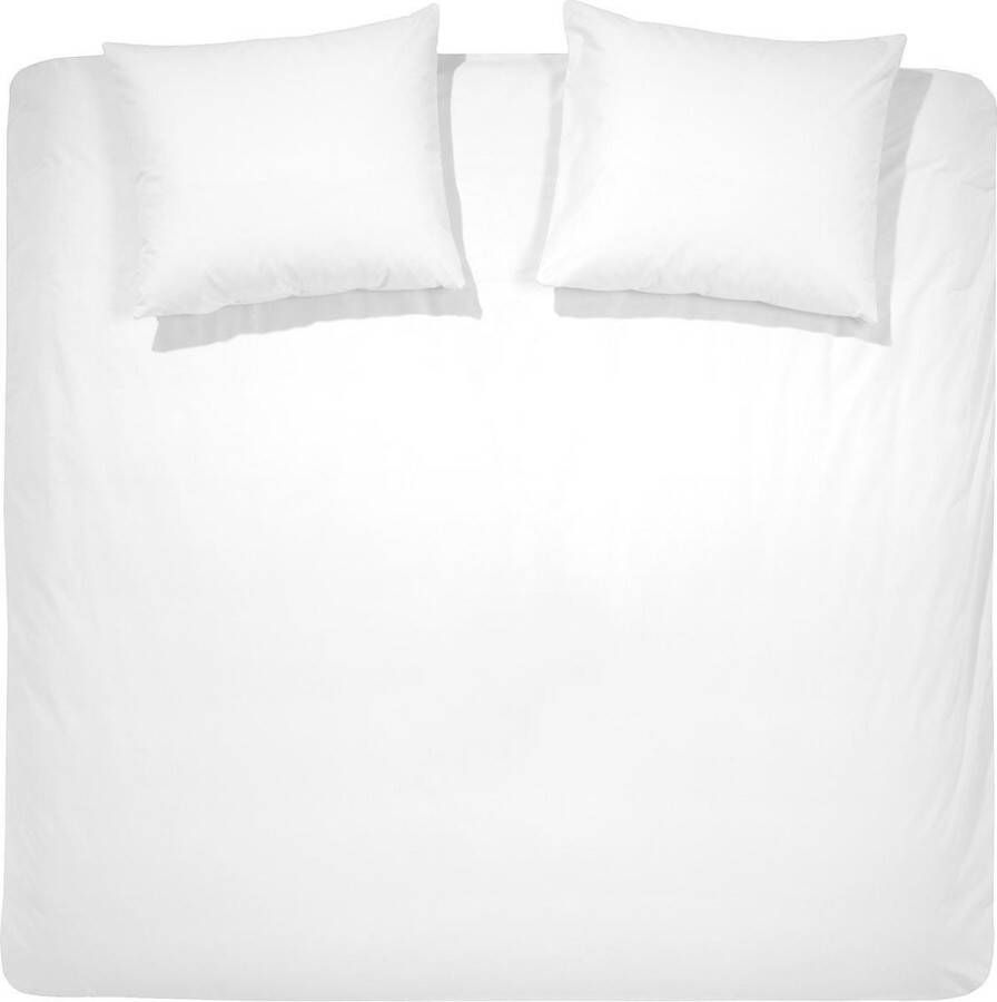 Cinderella Uni Flanel dekbedovertrek Lits-jumeaux (260x200 220 cm + 2 slopen) Flanel White