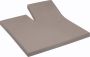 Cinderella Splittopper Hoeslaken Jersey Katoen Stretch Single Split taupe 160x200 210cm - Thumbnail 1