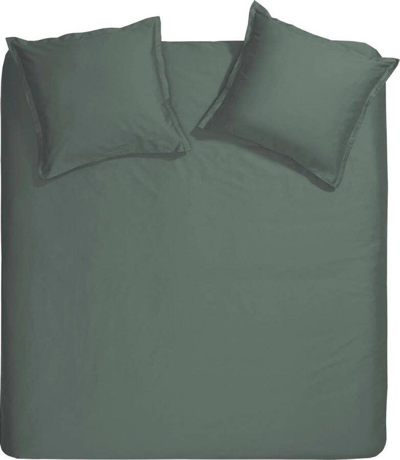 Cinderella Sundays Dekbedovertrek 2 persoons Satijn 200x200 220 cm Donker groen