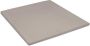 Cinderella Sundays Hoeslaken Topper 100% Katoen-Satijn 2 Persoons 180x220 cm tot 15 cm Taupe - Thumbnail 1