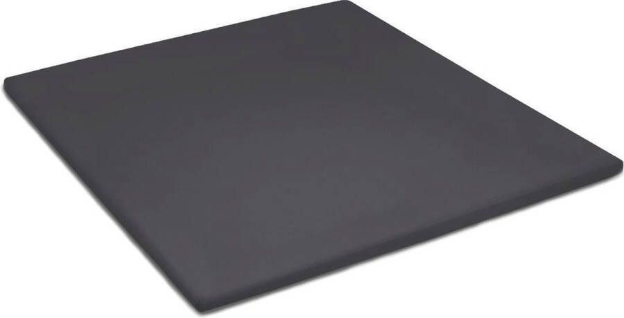 Cinderella topper badstof anthracite (tot 15 cm) 2-persoons XL 140x200 210 anthracite (tot 15 cm)