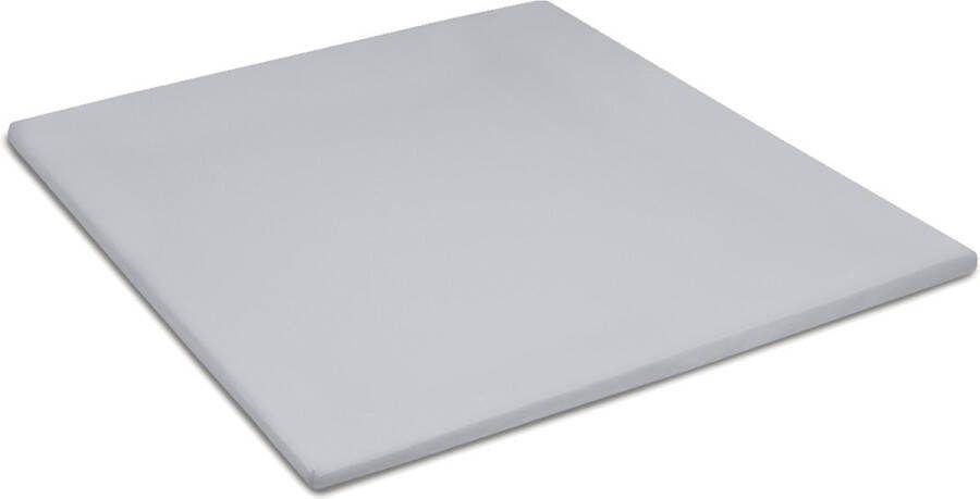 Cinderella Topper Hoeslaken Tot 15 cm matrashoogte Double Jersey 160x200 210 cm Lichtgrijs