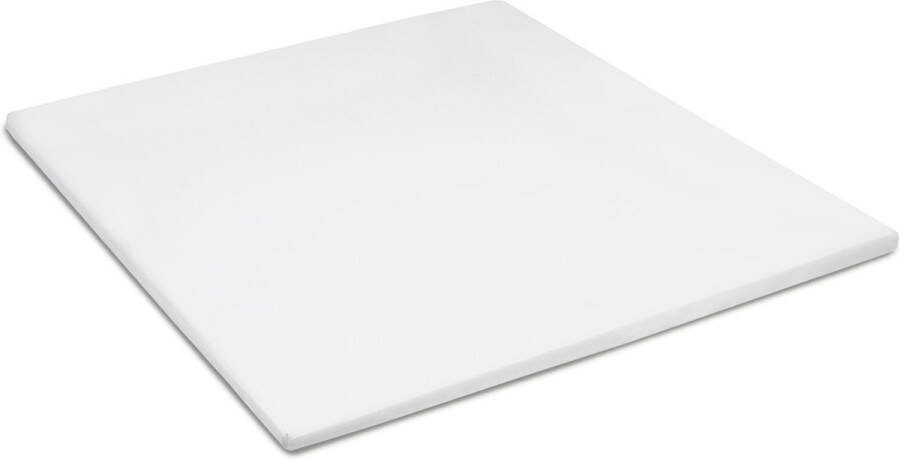 Cinderella Topper Hoeslaken Tot 15 cm matrashoogte Double Jersey 80-90x200 210 cm Wit