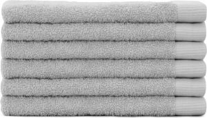 Cinderella Weekend Gastendoek 34x50 cm Light Grey Set van 6