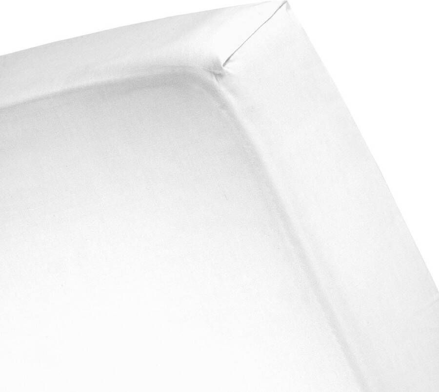 Cinderella Weekend Hoeslaken (tot 25 cm) Katoen 120x200 cm White