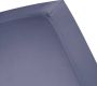 Cinderella basic percaline katoen hoeslaken 100% percaline katoen 1-persoons (90x200 cm) Dark Blue - Thumbnail 1