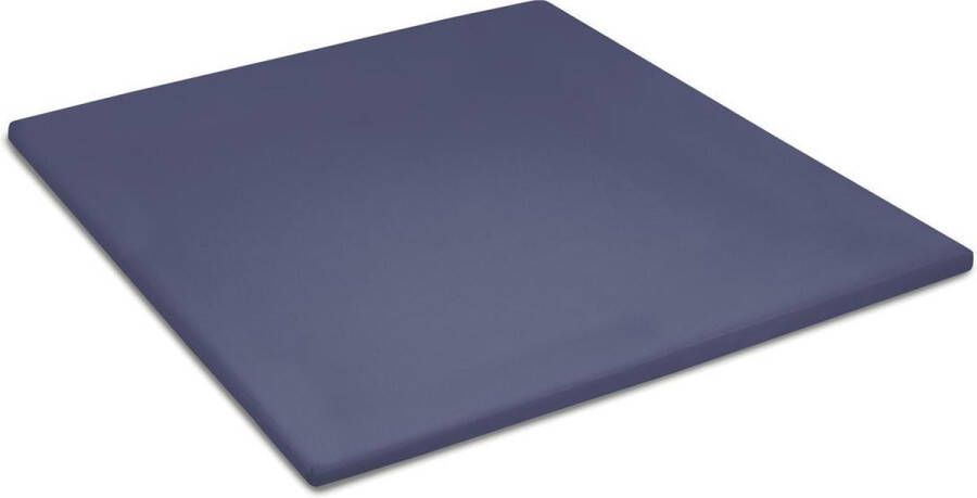 Cinderella basic percaline katoen topper hoeslaken 100% percaline katoen Lits-jumeaux (180x210 cm) Dark Blue