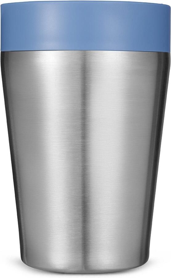 Circular and Co Circular & Co Travel Mug Koffiebeker To Go Coffee To Go Beker 227 ml Stainless Steel Rockpool Blue 8oz – Duurzaam