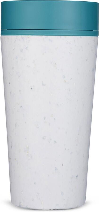 Circular and Co Circular & Co Travel Mug Koffiebeker To Go Coffee To Go Beker 340 ml Chalk Aquamarine Green 12oz – Duurzaam
