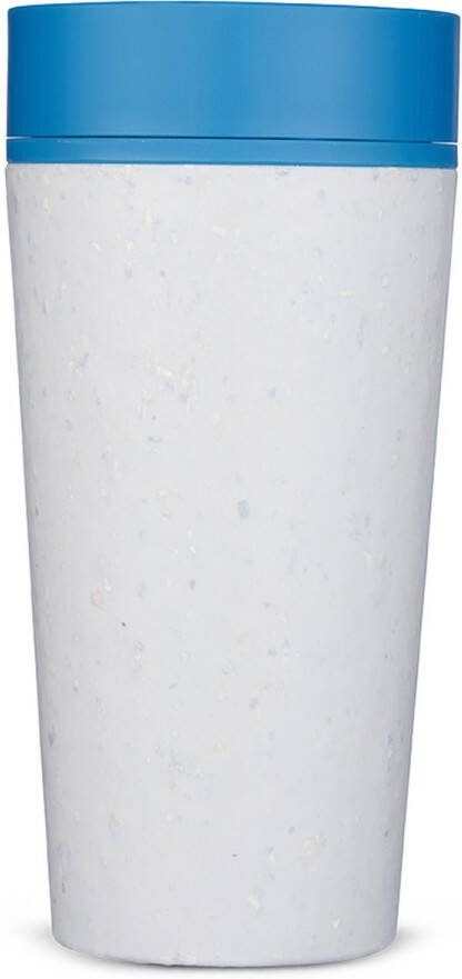 Circular and Co Circular & Co Travel Mug Koffiebeker To Go Coffee To Go Beker 340 ml Chalk Pacific Blue 12oz – Duurzaam