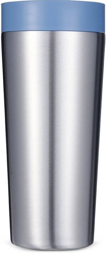 Circular and Co Circular & Co Travel Mug Koffiebeker To Go Coffee To Go Beker 454 ml Stainless Steel Rockpool Blue 16oz – Duurzaam