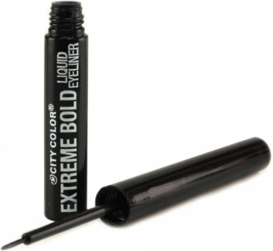 City Color Cosmetics City Color Extreme Bold Liquid Eyeliner E0064 Black