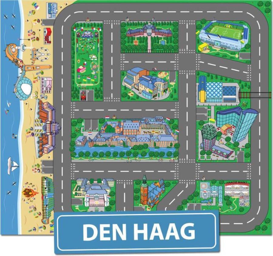 City-Play Speelkleed Den Haag Autokleed Verkeerskleed Speelmat Den Haag