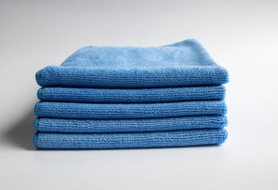 Ck Cleaning Microvezeldoekjes [set van 5] Blauw Hoog absorberende schoonmaakdoeken Wonderdoekjes Schoonmaakdoekjes Groot formaat- Tijdelijk 1 Fish Scale doekje GRATIS bij iedere bestelling