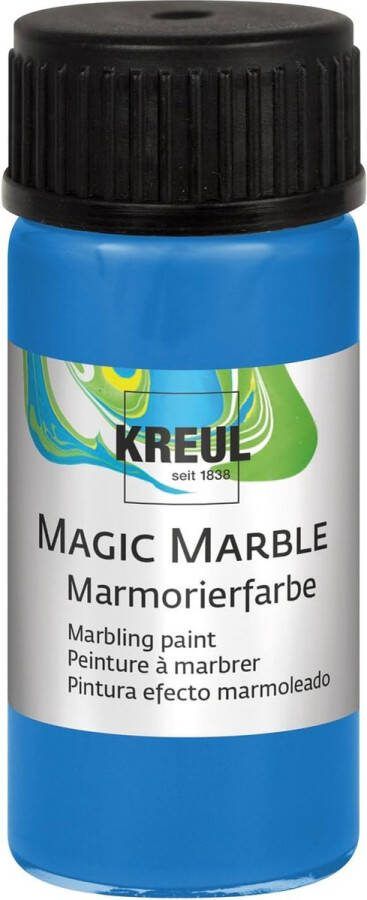 C.Kreul Blauwe Magic Marble Marmer effect verf 20ml marble effect verf voor eindeloze toepassingen zoals toepassingen van achtergronden van schilderijen tot gitaren