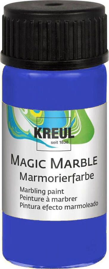 C.Kreul Blauwe Magic Marble Marmer effect verf 20ml marble effect verf voor eindeloze toepassingen zoals toepassingen van achtergronden van schilderijen tot gitaren
