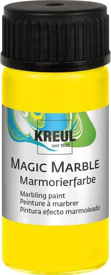 C.Kreul Gele Magic Marble Marmer effect verf 20ml marble effect verf voor eindeloze toepassingen zoals toepassingen van achtergronden van schilderijen tot gitaren