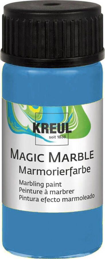C.Kreul Lichtblauwe Magic Marble Marmer effect verf 20ml marble effect verf voor eindeloze toepassingen zoals toepassingen van achtergronden van schilderijen tot gitaren