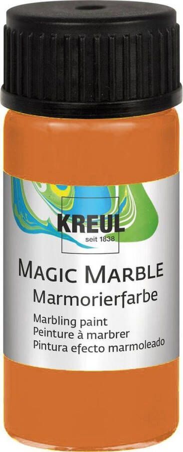 C.Kreul Oranje Magic Marble Marmer effect verf 20ml marble effect verf voor eindeloze toepassingen zoals toepassingen van achtergronden van schilderijen tot gitaren