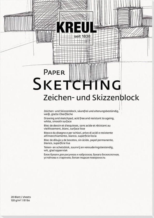 C.Kreul Paper A3 Schetsblok – 20 sheets 120gr