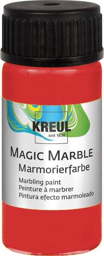 C.Kreul Rode Magic Marble Marmer effect verf 20ml marble effect verf voor eindeloze toepassingen zoals toepassingen van achtergronden van schilderijen tot gitaren
