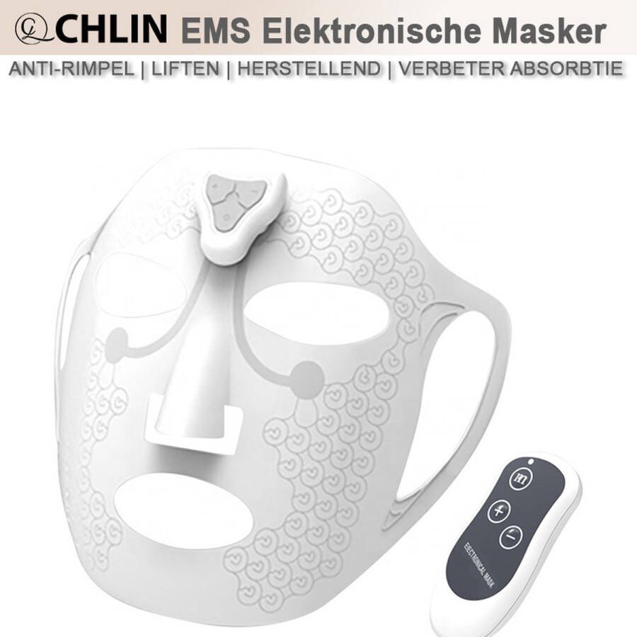 CL CHLIN EMS Smart gezichtsmasker voor diep voeding en bevordert voeding opnamen anti rimpel anti acne Masker Gezichtsverzorging Masker