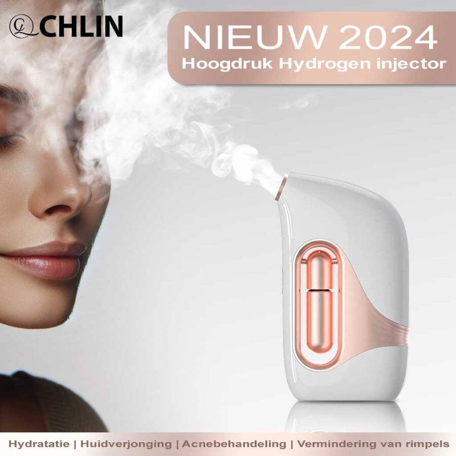 CL CHLIN Hoogdruk Hydrogeen injector Huid hydratatie huidverjongingsapparaat Facelift apparaat Anti rimpel apparaat huidverjonging huidverzorging apparaat serum gezichtsverzorging anti acne puisjes verwijderaar rimpel