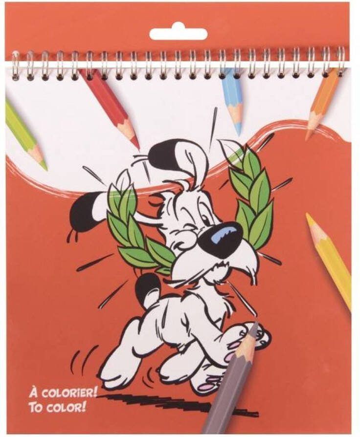 Claire Fontaine AST4 Idéfix Kleurboek 20x21 spiraalgebonden