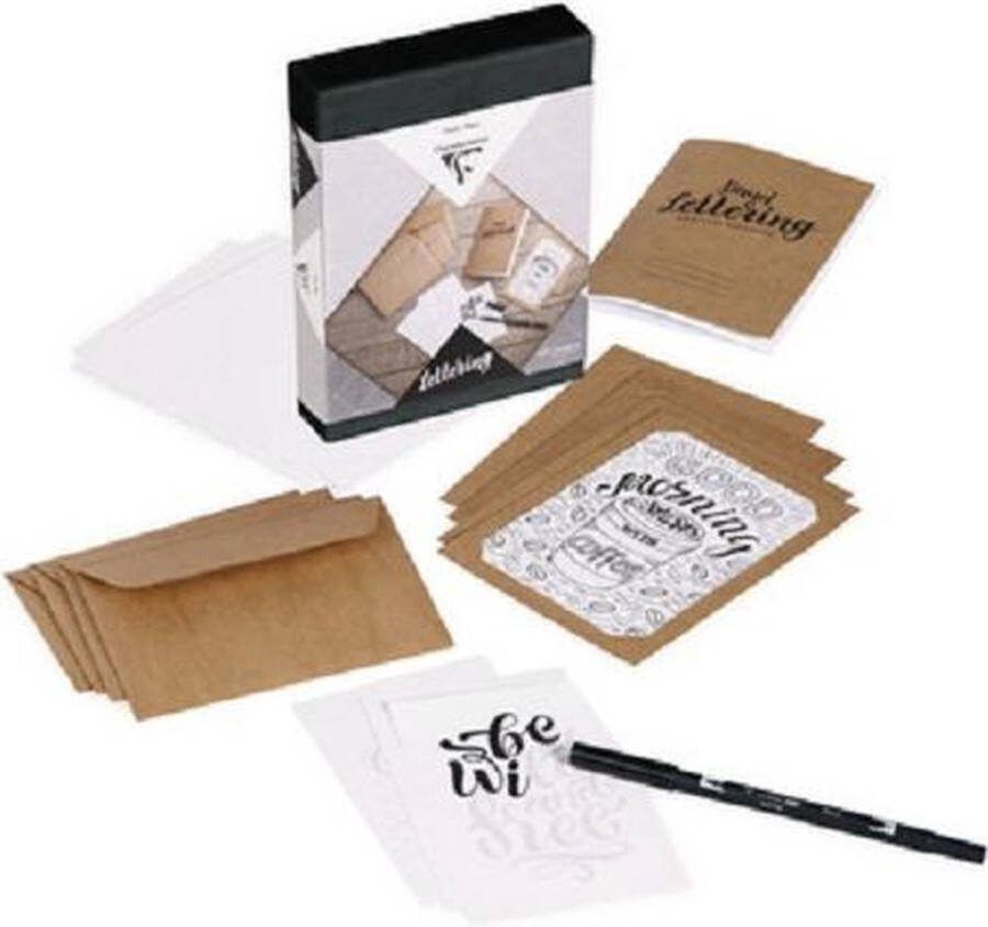 Clairefontaine Lettering Clairefontain Adult creative box Handlettering
