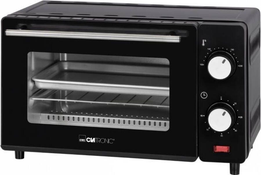 Clatronic MB 3746 Minioven 8 Liter 650W -Zwart