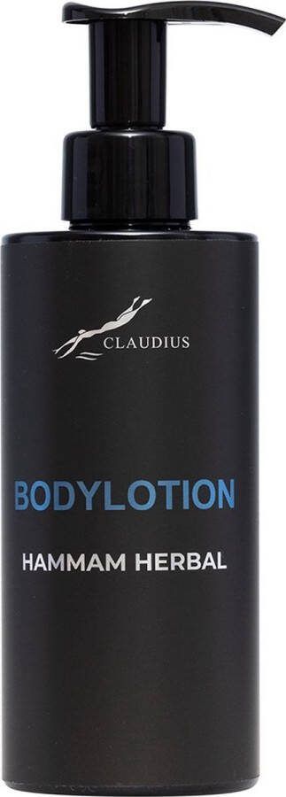 Claudius Cosmetics Benelux B.V. Bodylotion Hammam Herbal 300 ml met pomp zwarte fles