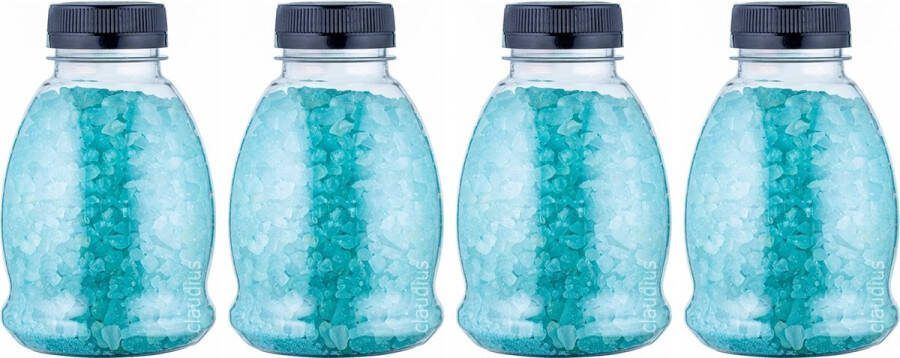 Claudius Cosmetics Benelux B.V. Claudius Badzout Hamam 375 gram Fles met zwarte dop Set van 4 stuks