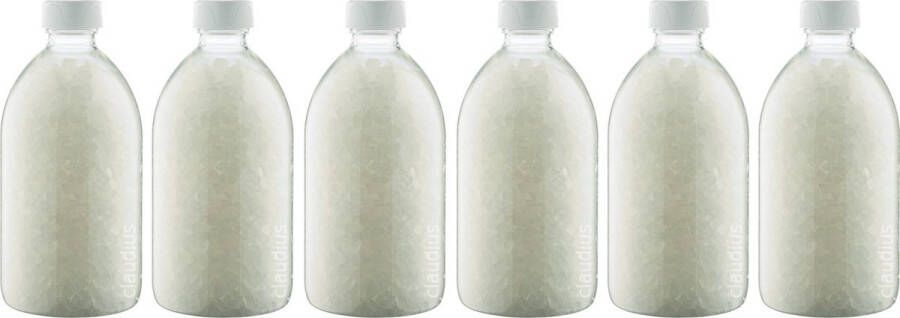 Claudius Cosmetics Benelux B.V. Claudius Badzout Relaxing Moment 600 gram Fles met witte dop Set van 6 stuks