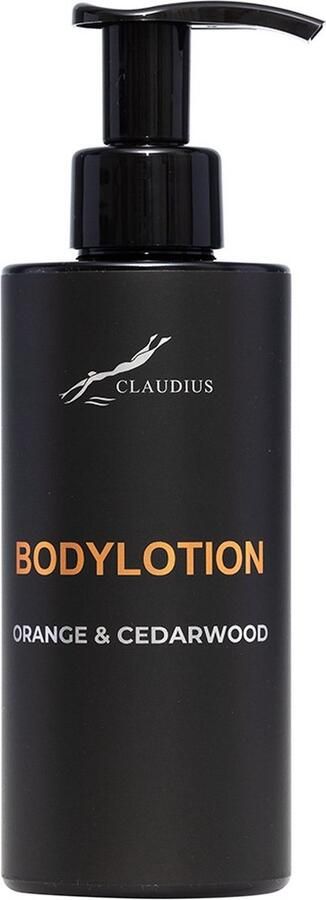 Claudius Cosmetics Benelux B.V. Bodylotion Sweet Orange & Cedarwood 300 ml met pomp zwarte fles