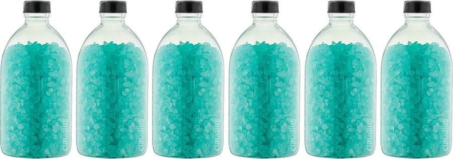 Claudius Cosmetics Benelux B.V. Claudius Badzout Hamam 600 gram Fles met zwarte dop Set van 6 stuks