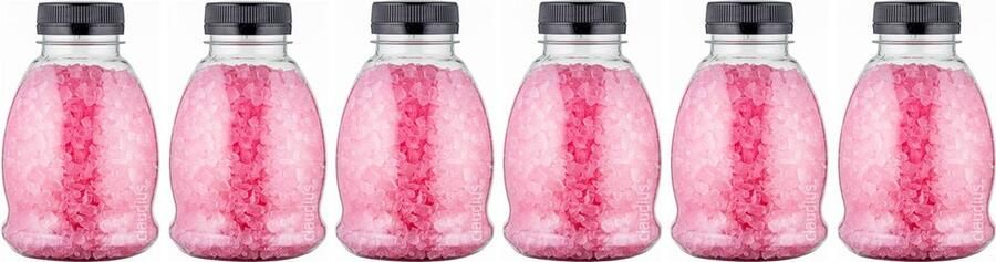 Claudius Cosmetics Benelux B.V. Claudius Badzout Rozen 375 gram Fles met zwarte dop Set van 6 stuks